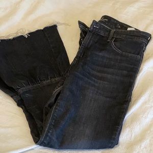 Black Denim Flare Jeans